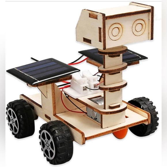 Other - DIY Solar Space Moon Rover Model - Solar-Powered Exploration Vehicle.